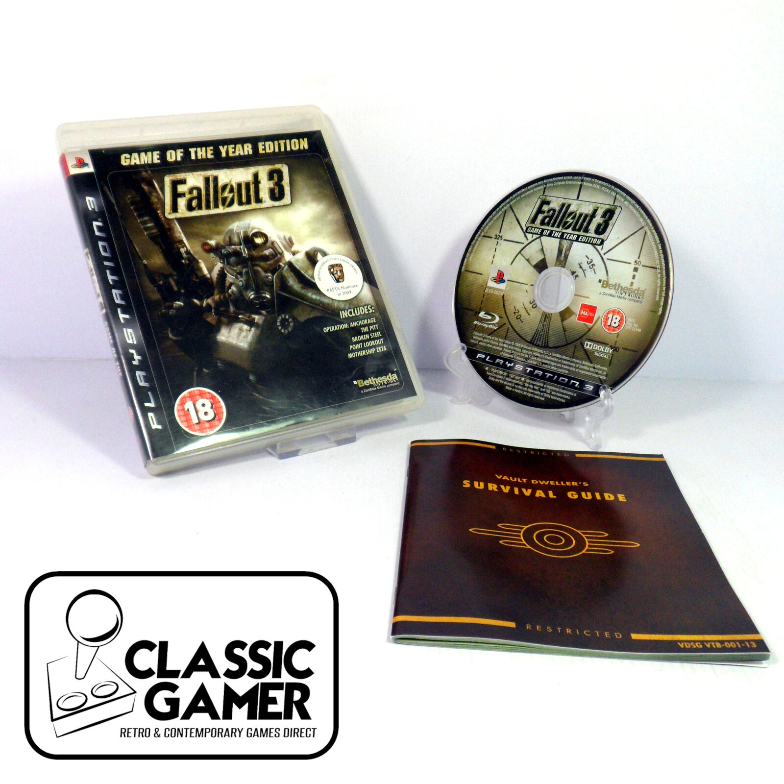 Fallout 3 Game of the Year Edition (Sony PlayStation 3) - ClassicGamer:  Classic & Retro Games for Sale in the UK