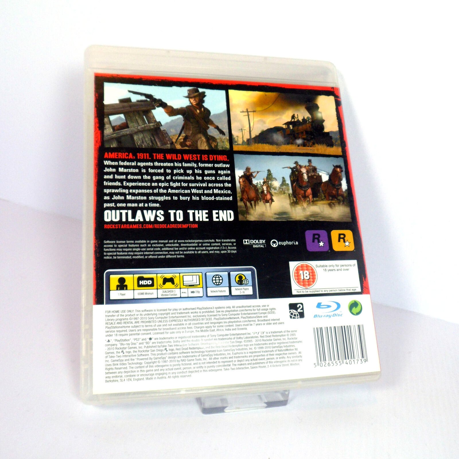 Original Rdr Ps3 Red Dead Redemption (Sony PlayStation 3) - ClassicGamer: Classic ...