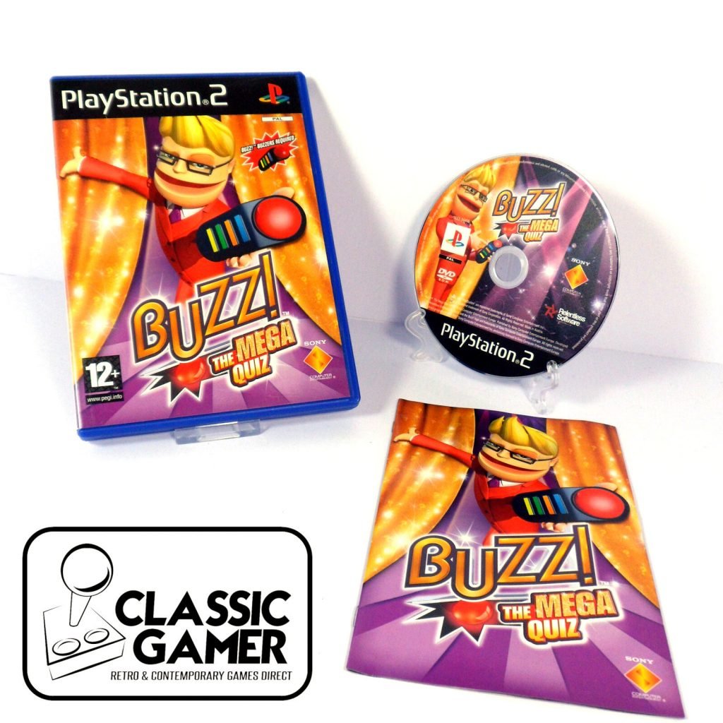 Buzz! The Mega Quiz (Sony PlayStation 2) - ClassicGamer: Classic ...