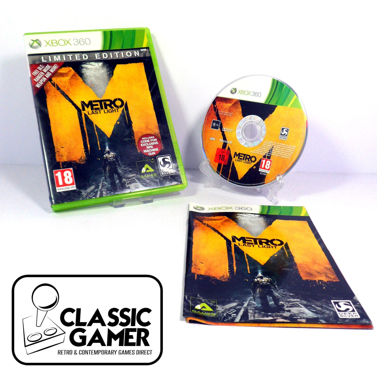 Metro: Last Light - Limited Edition (RPK Artwork) (Microsoft Xbox 360)