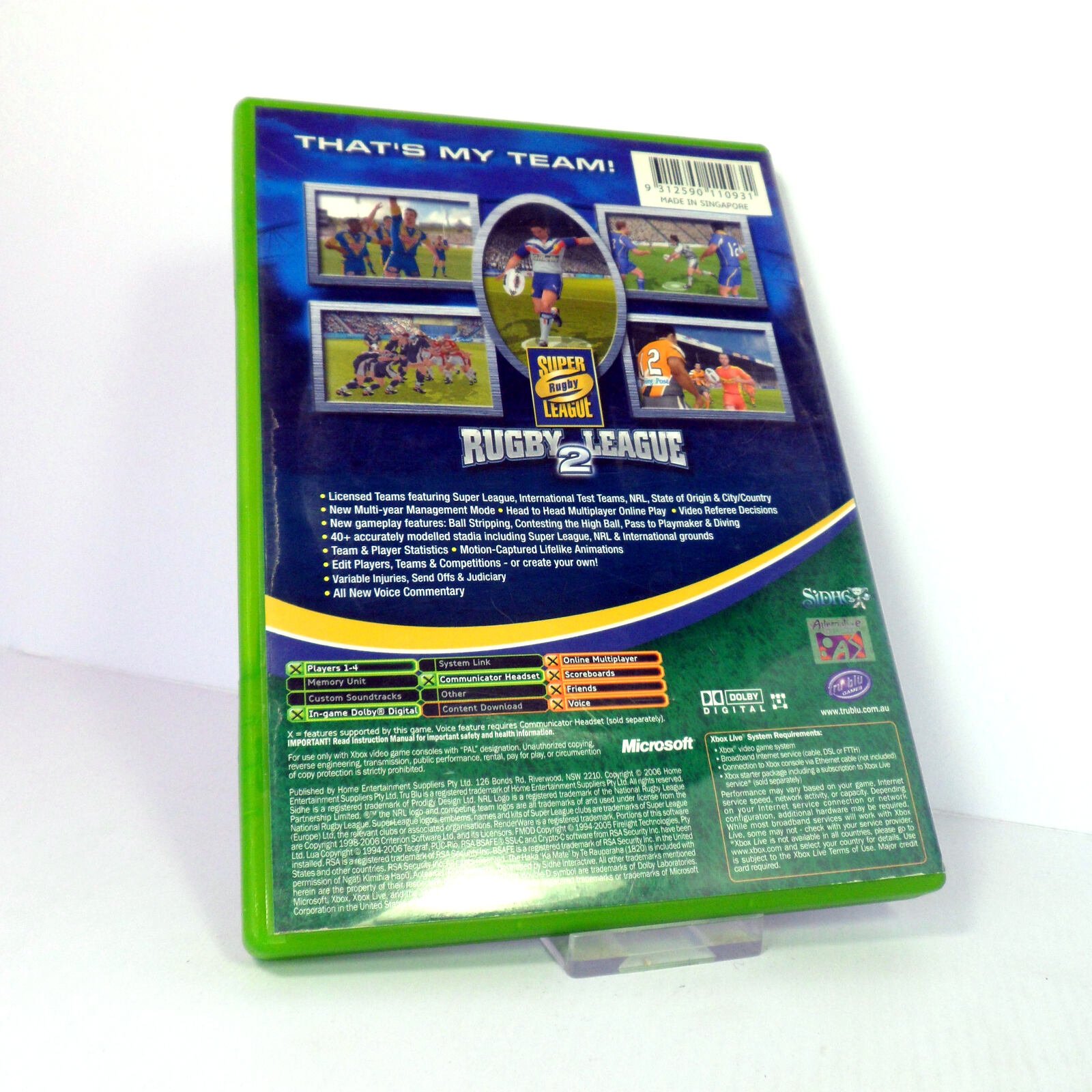 Super Rugby League 2 (Microsoft Xbox) - Image 3