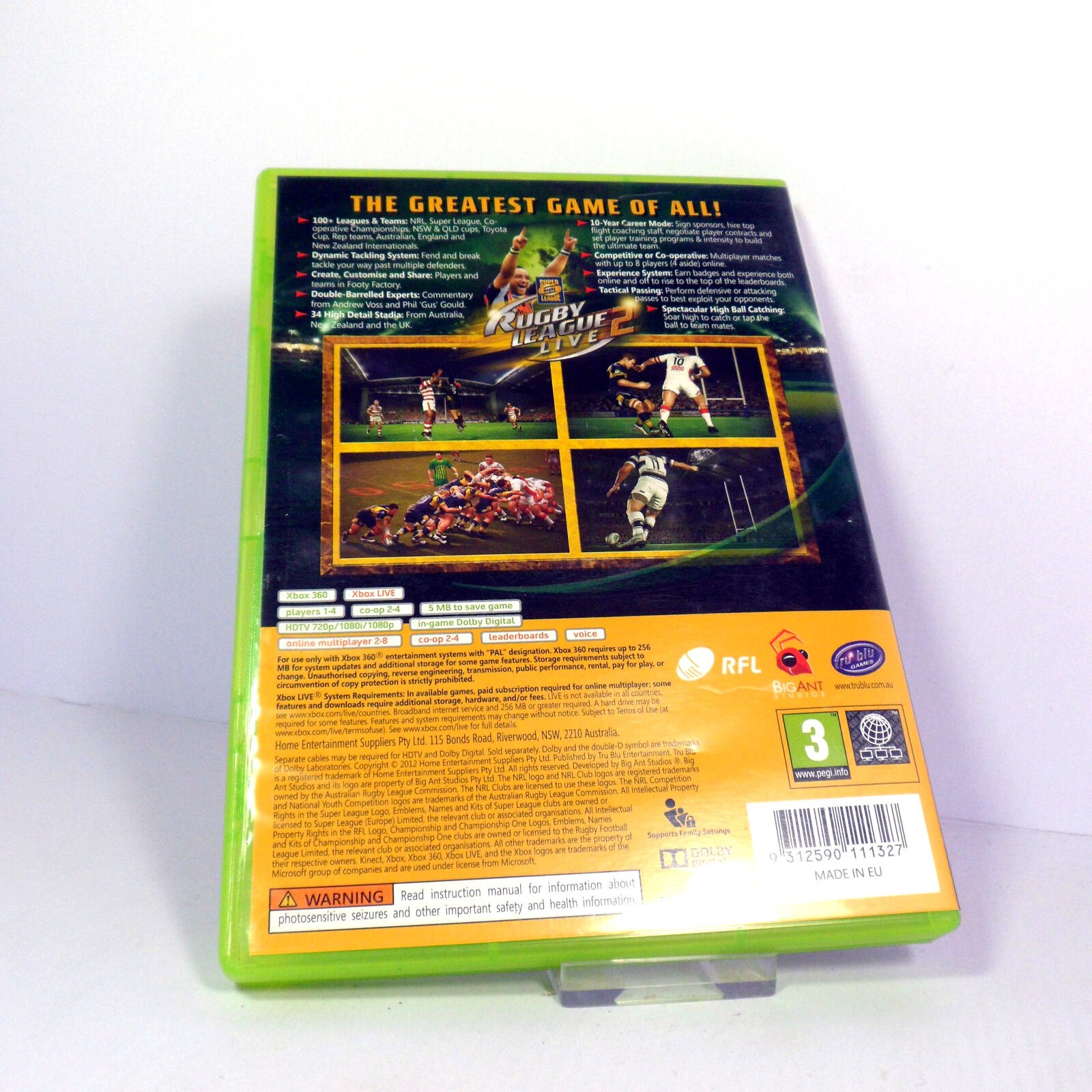 Rugby League Live 2 (Super League) (Microsoft Xbox 360) - Image 3