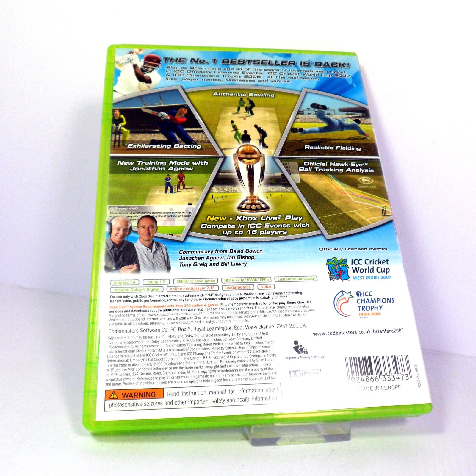 Brian Lara International Cricket 2007 (Microsoft Xbox 360) - Image 3
