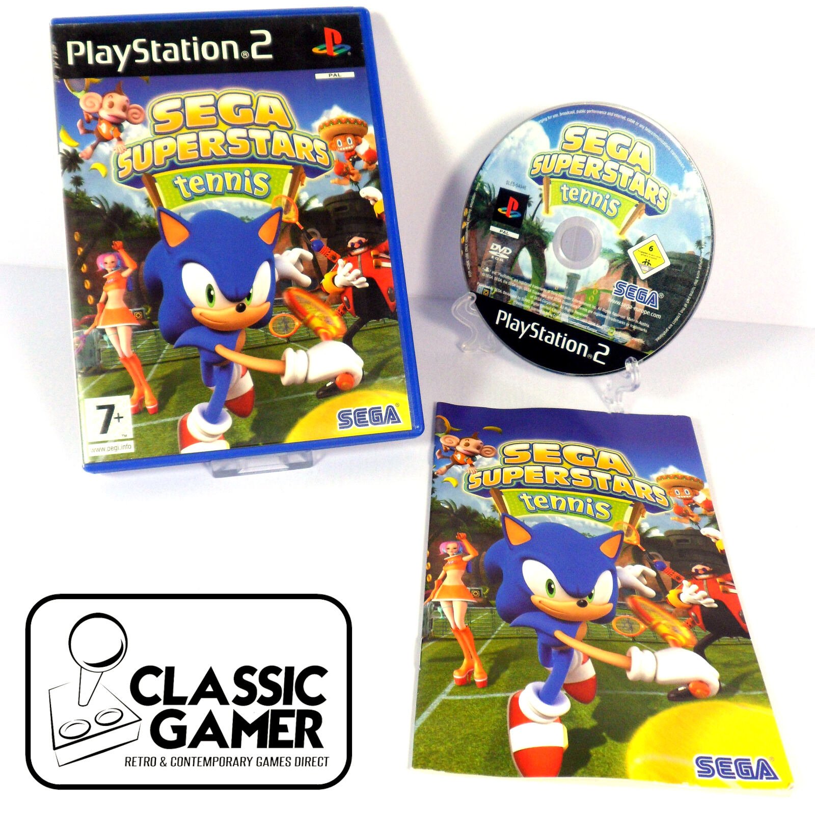 SEGA Superstars Tennis (Sony PlayStation 2)