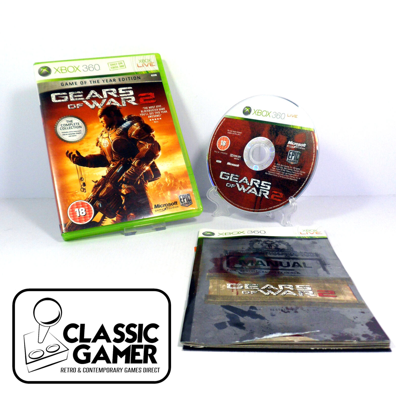 Gears of War 2 - Game of the Year Edition (Microsoft Xbox 360) -  ClassicGamer: Classic & Retro Games for Sale in the UK