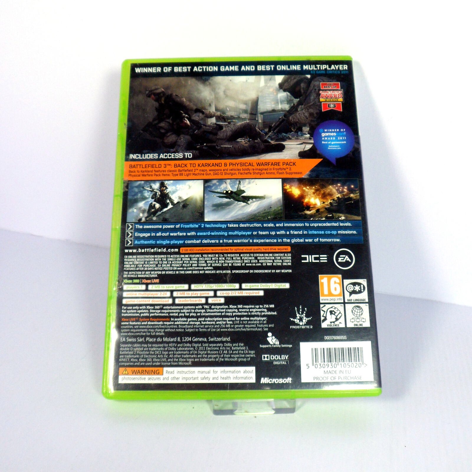 Battlefield 3 Limited Edition Physical Warfare Pack (Microsoft Xbox 360) - Image 3
