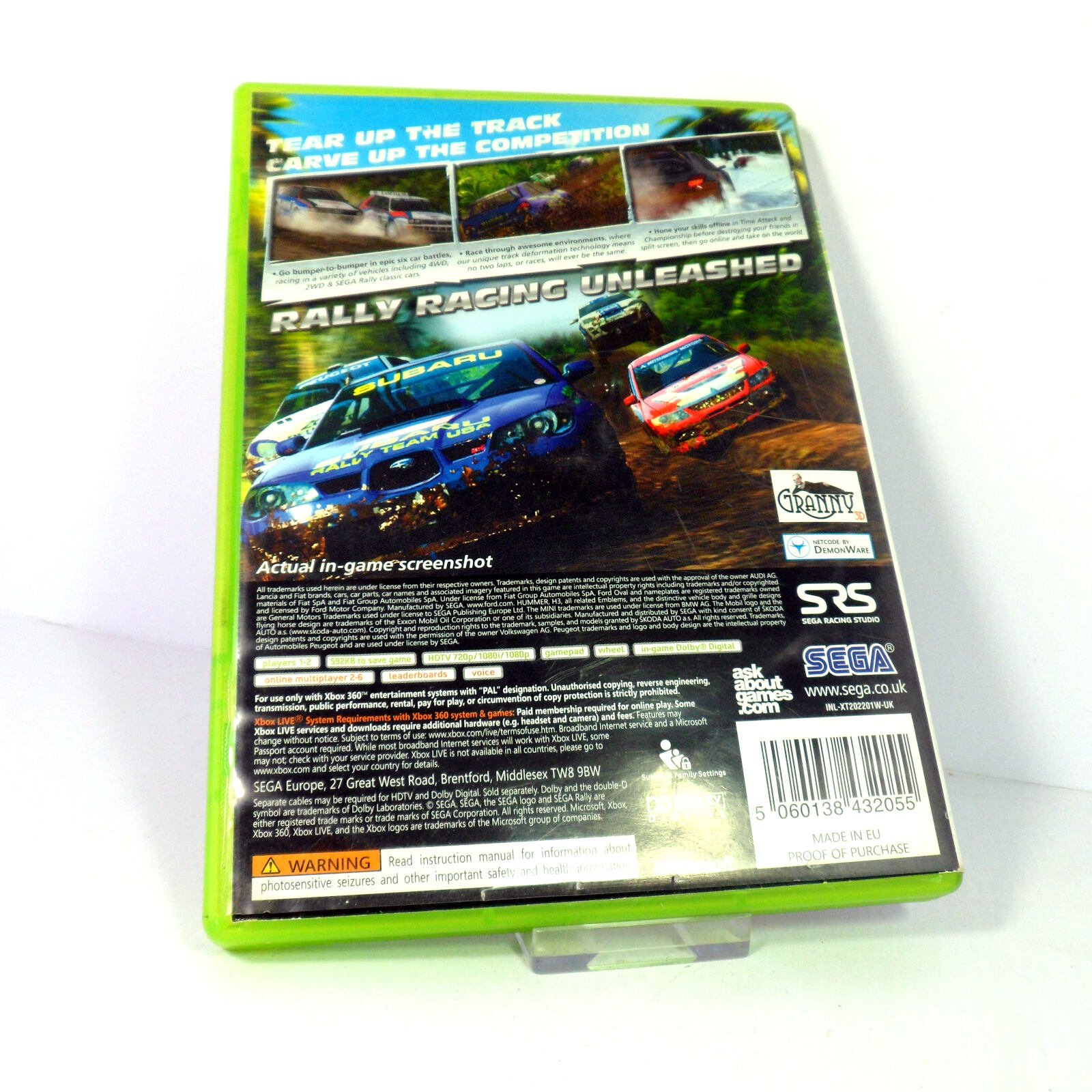 Microsoft Rally Racing Xbox SEGA Rally (Microsoft Xbox 360) - ClassicGamer: Classic & Retro Games ...