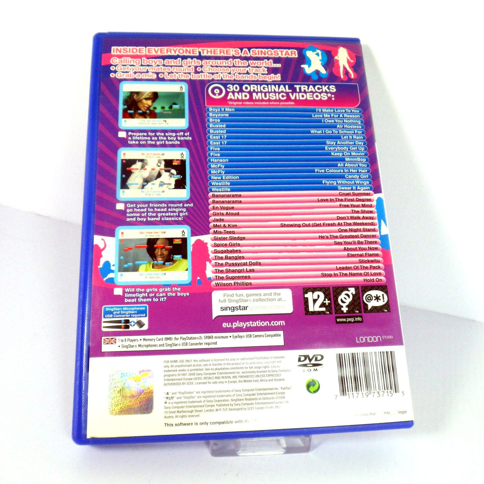 SingStar Boy Bands Vs Girl Bands (Sony PlayStation 2) - Image 3