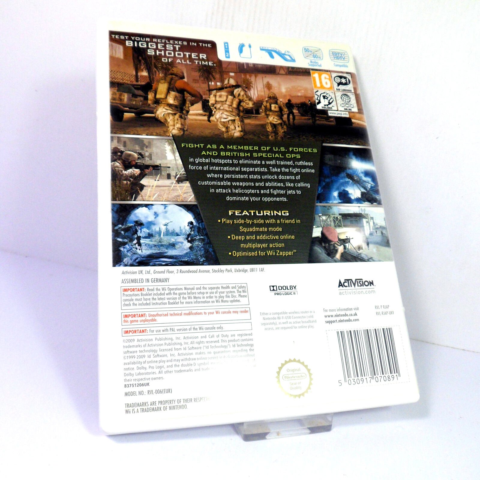 Call of Duty: Modern Warfare ? Reflex Edition (Nintendo Wii) - Image 3