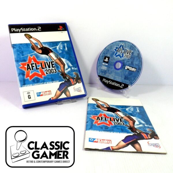 AFL Live 2003 (Australian PAL) (Sony PlayStation 2)