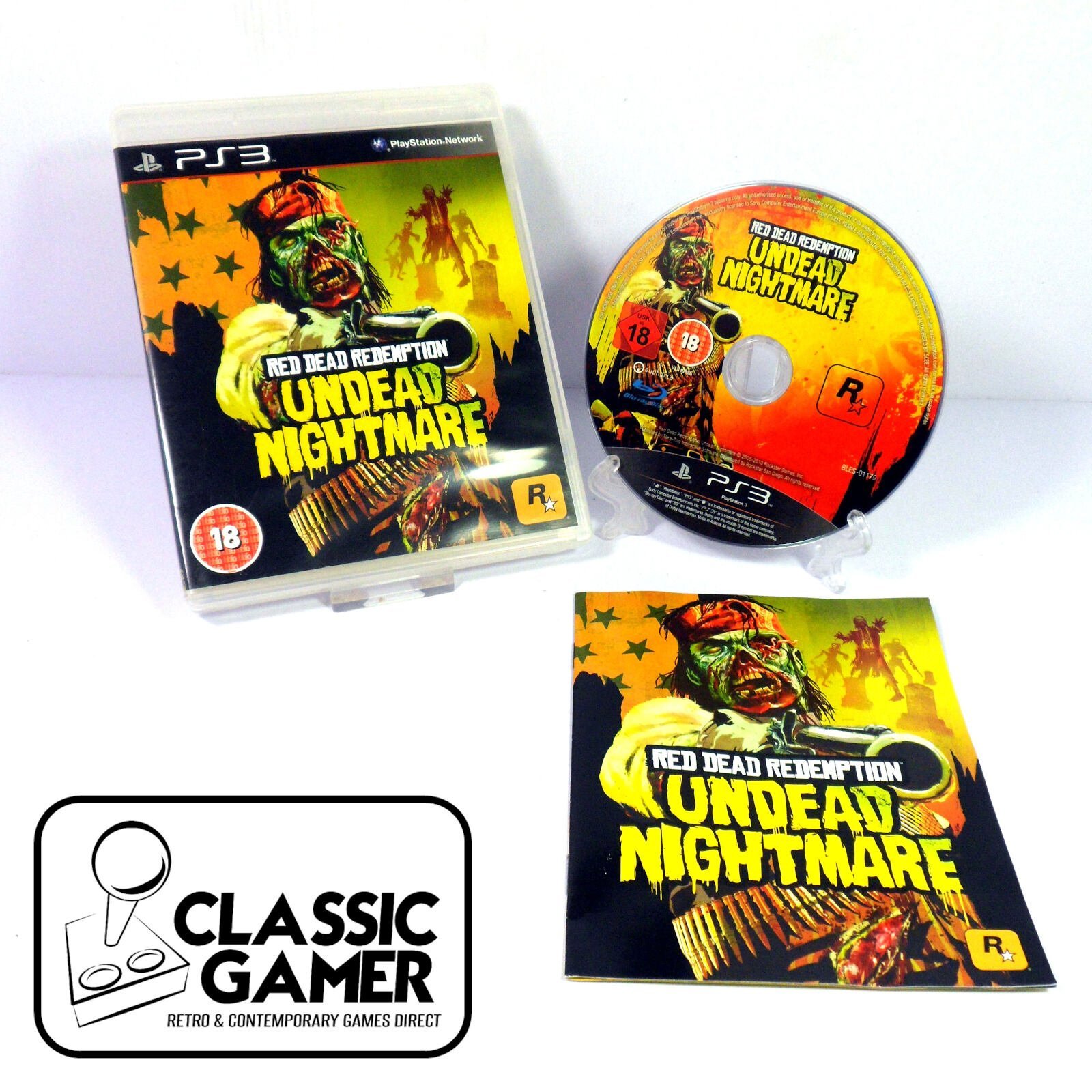 Red Dead Redemption: Undead Nightmare *with MAP* (Sony PlayStation 3)