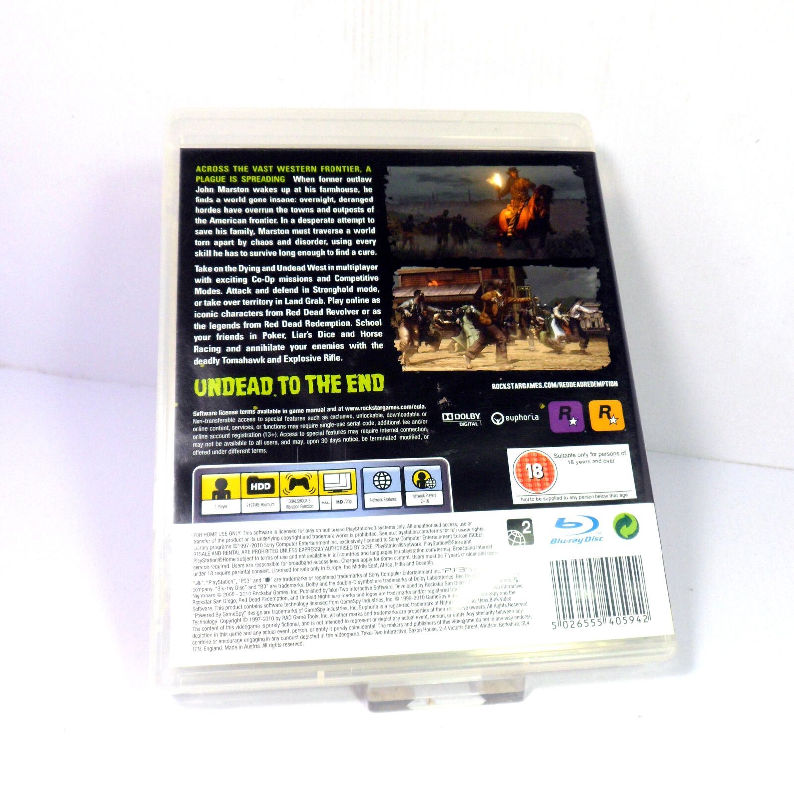 Red Dead Redemption: Undead Nightmare *with MAP* (Sony PlayStation 3) - Image 3