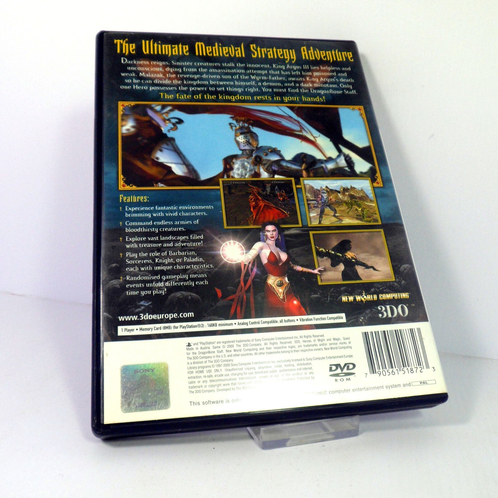 Heroes of Might and Magic: Quest For The DragonBone Staff (Sony PlayStation 2) - Image 3