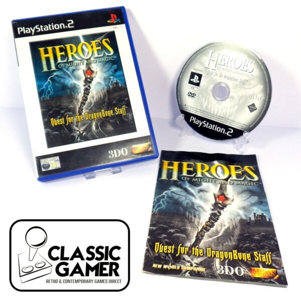 Heroes of Might and Magic: Quest For The DragonBone Staff (Sony PlayStation 2)