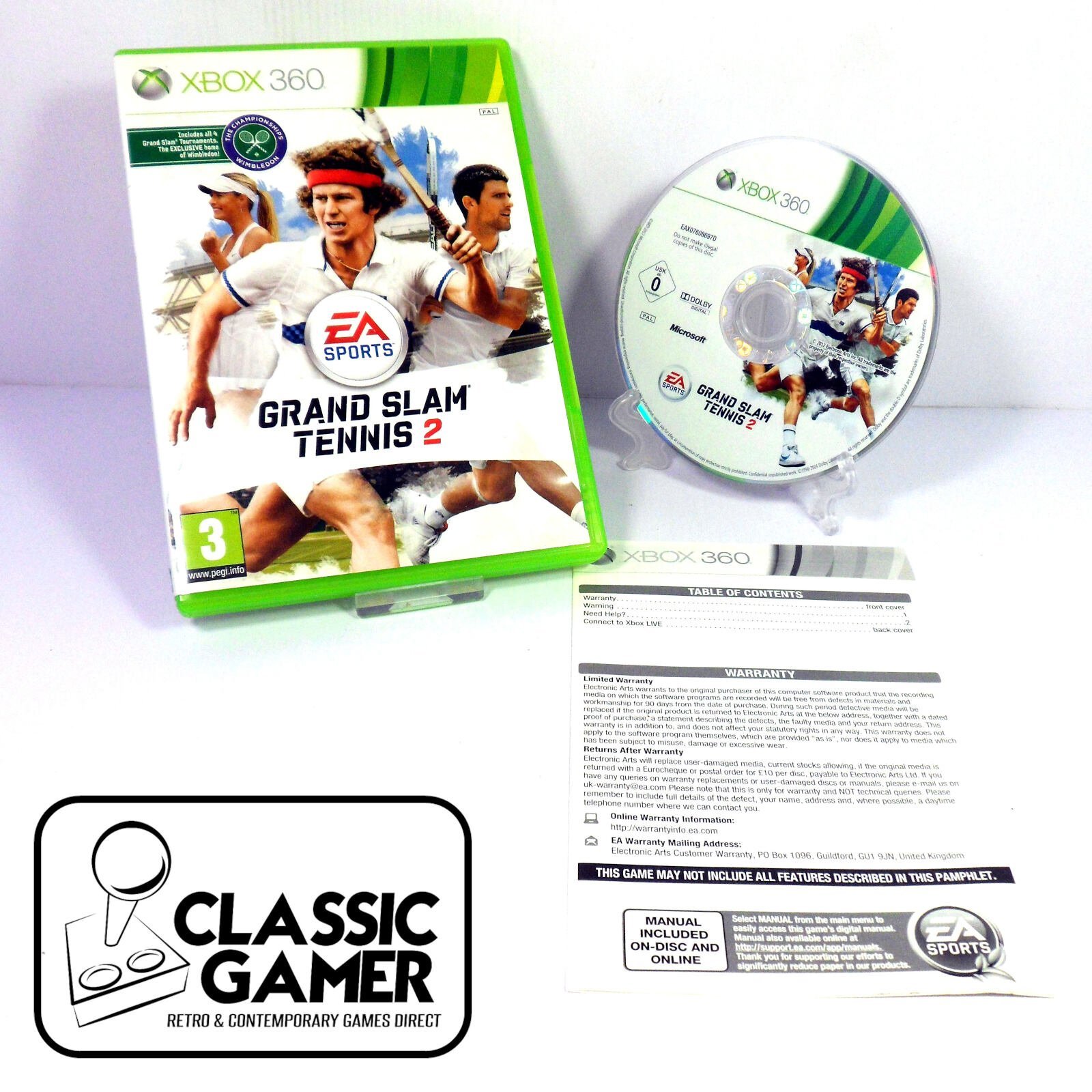 Grand Slam Tennis 2 (Microsoft Xbox 360)